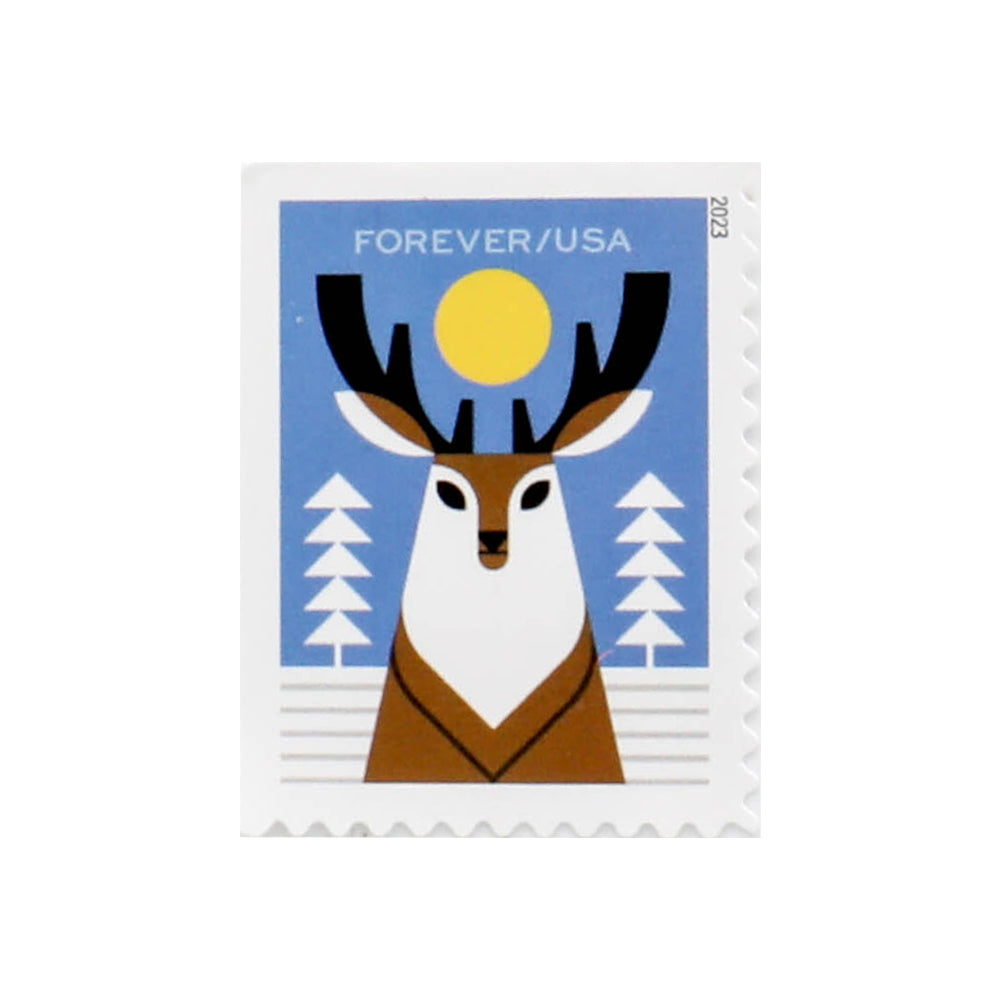 2023 Winter Woodland Animals Forever First Class Postage Stamps