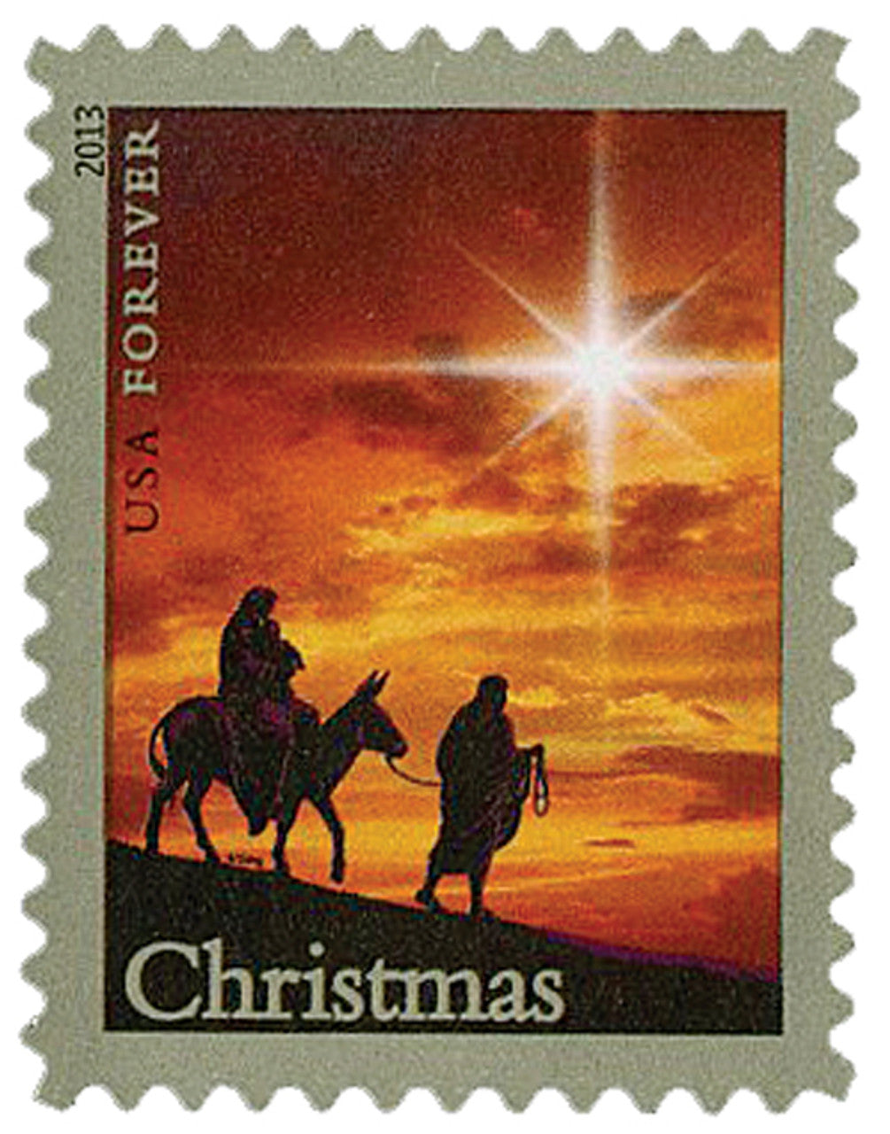 2013 Traditional Christmas: The Holy Family Forever First Class Postage Stamps