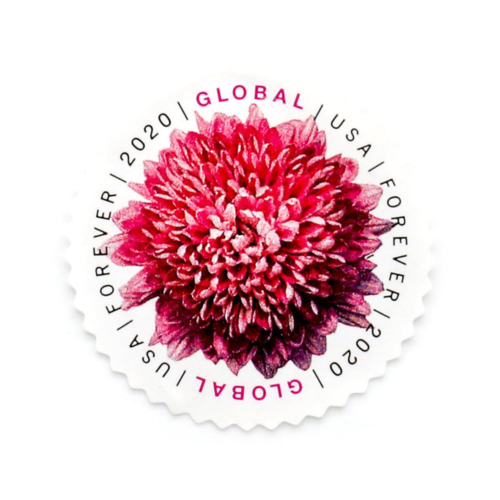 2020 US Global Chrysanthemum Forever Stamps