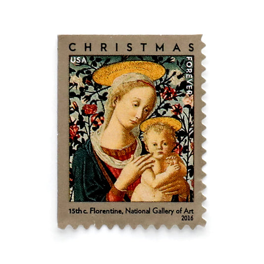 2016 US Florentine Madonna and Child Forever Stamps