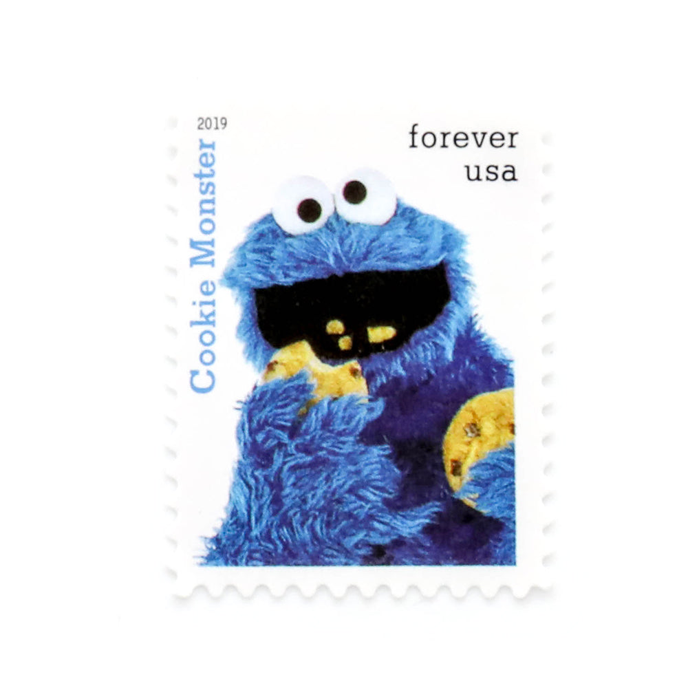 2019 First-Class Forever Stamp - Sesame Street: Cookie Monster