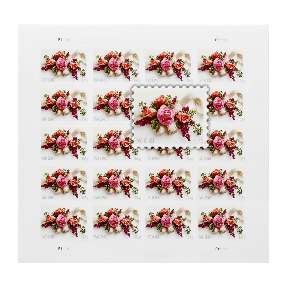 2020 US Wedding Garden Corsage Two Ounce Forever Stamps