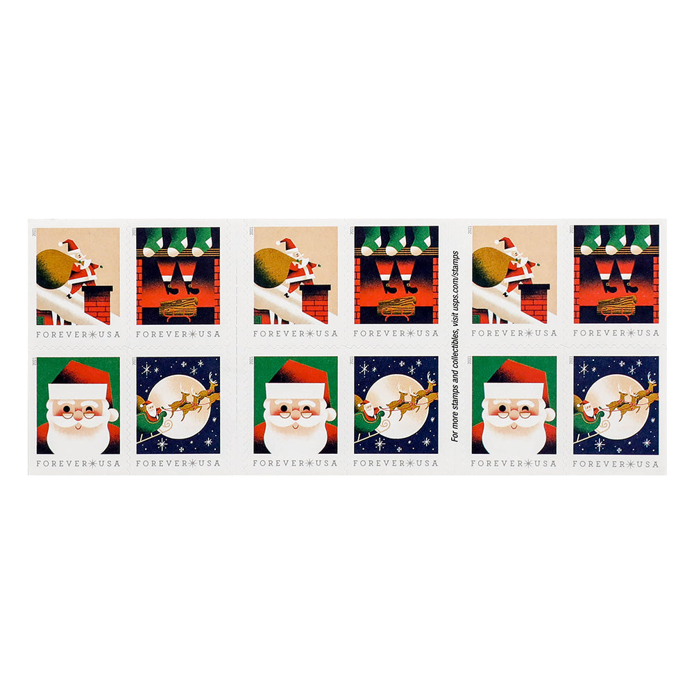 2021 US A Visit from St. Nick Forever Stamps