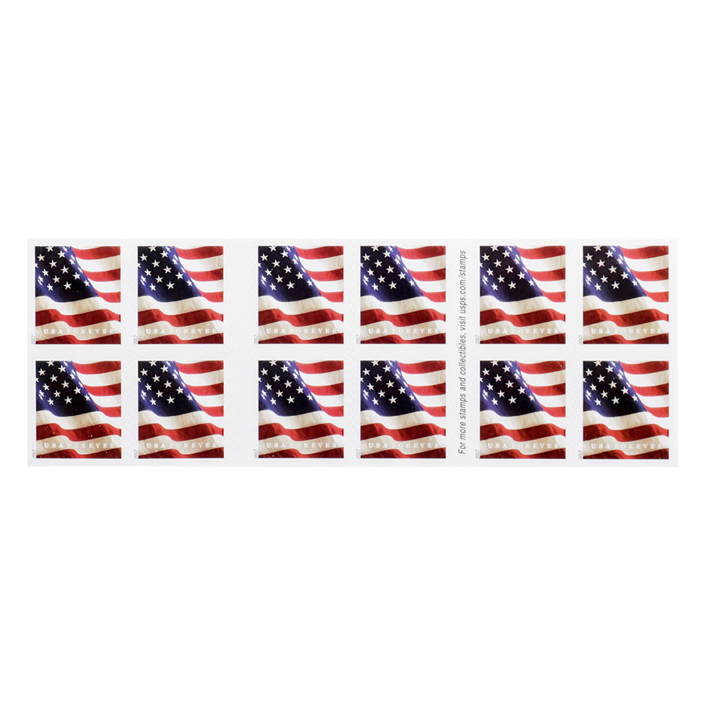 Booklet 2017 US Flag Forever First-Class Rate Stamps