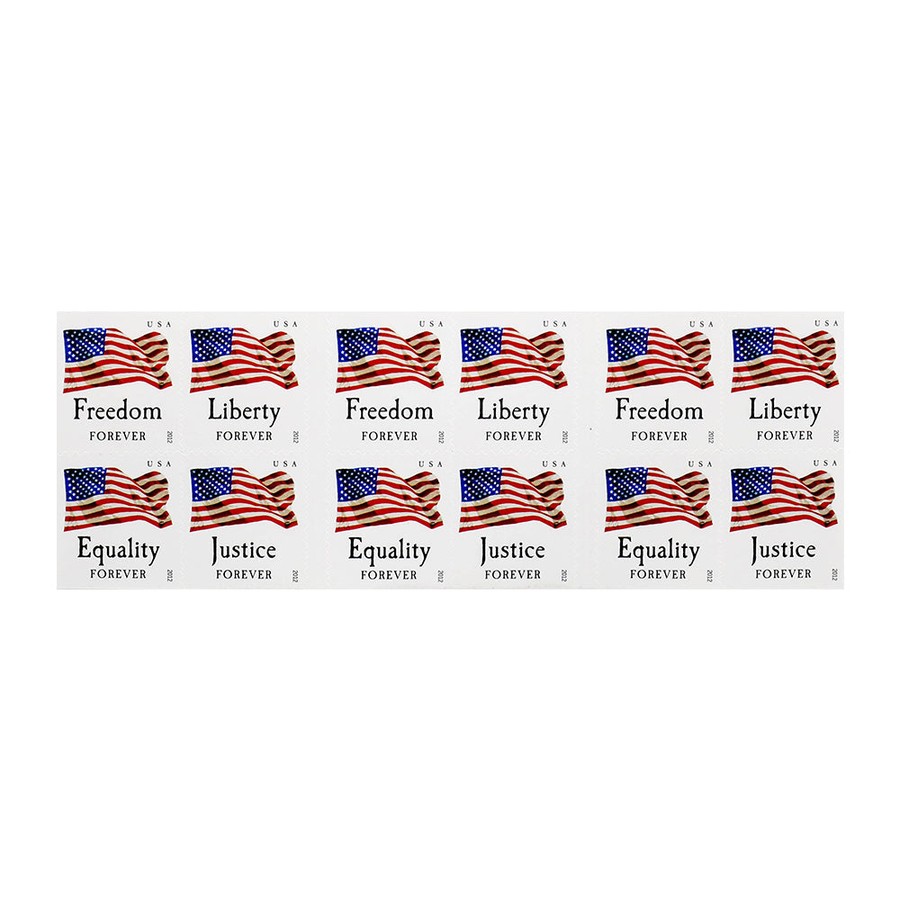 2012 First-Class Forever Stamp - Flag and & Equality