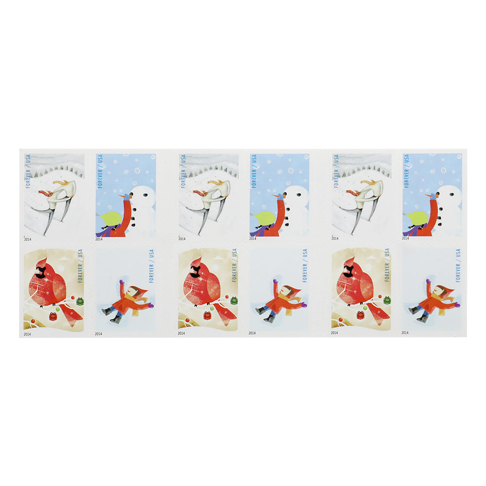 2014 Winter Fun Forever First Class Postage Stamps