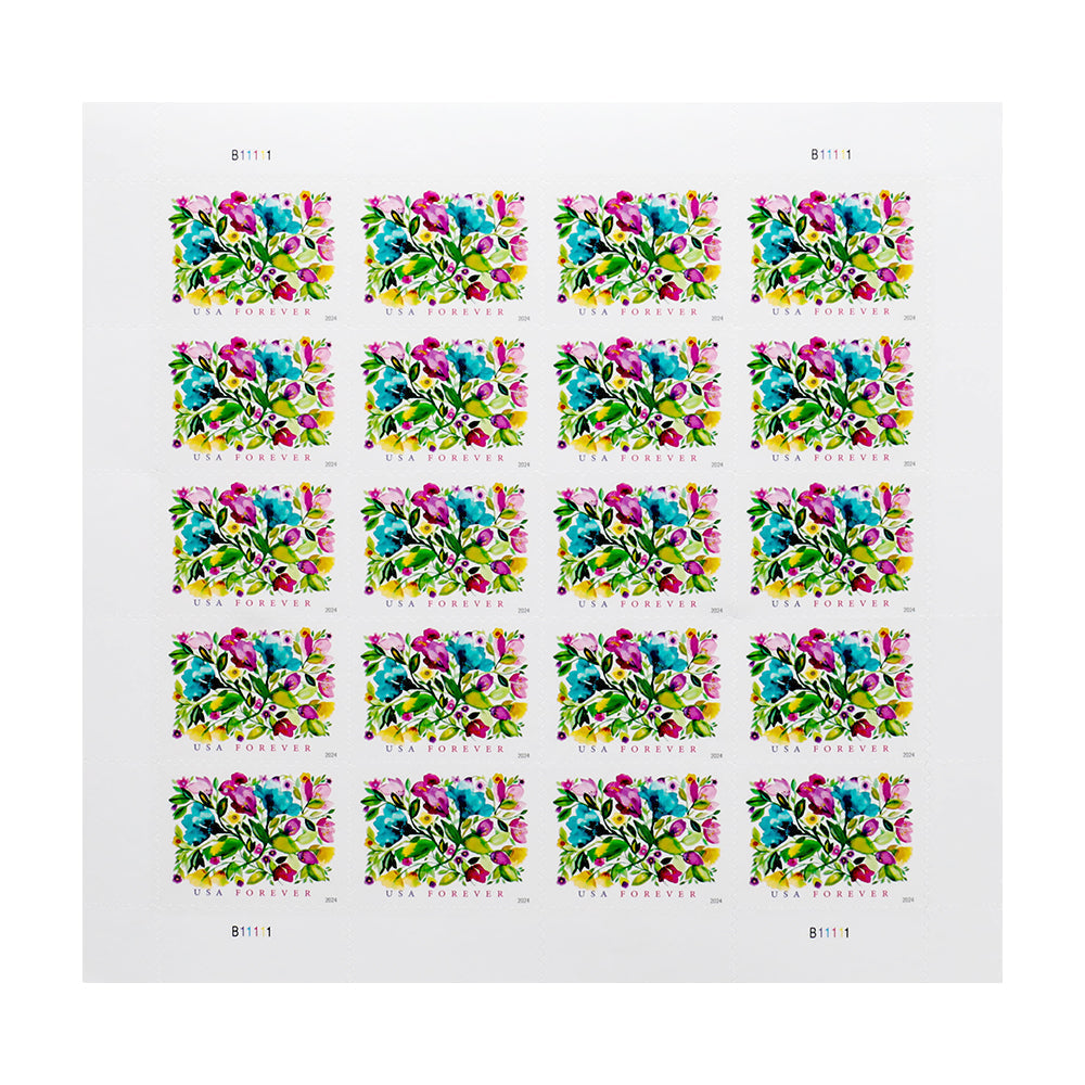 2024 Celebration Blooms Forever First Class Postage Stamps