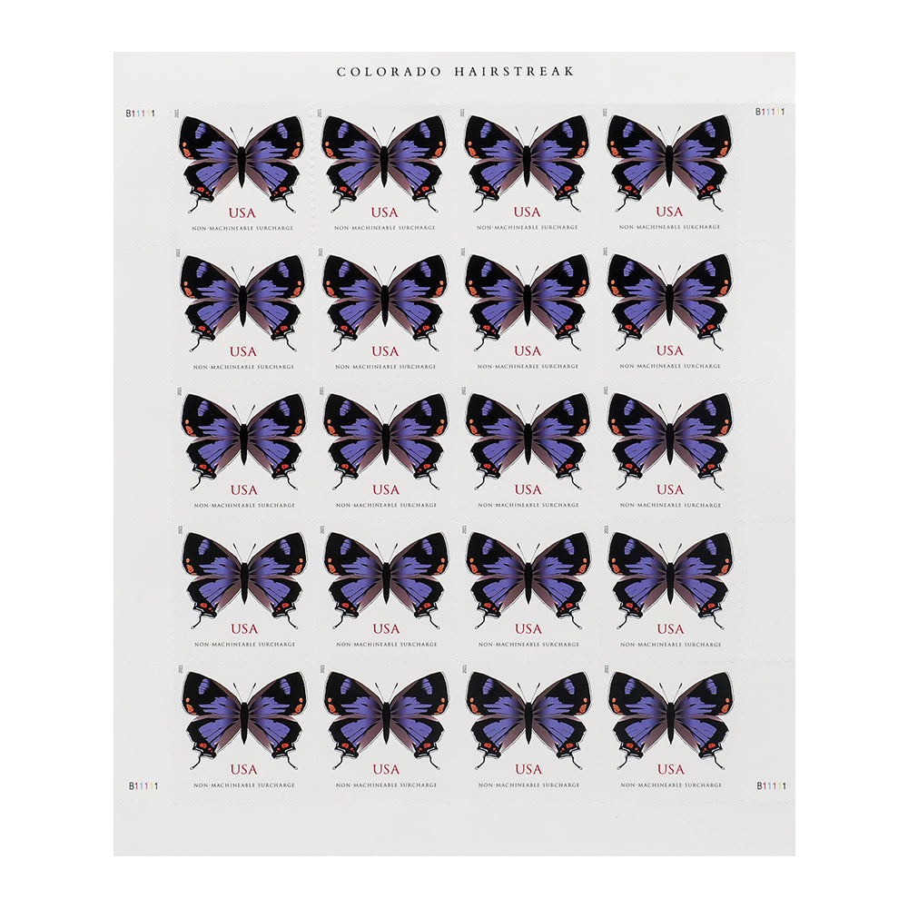 US 2021 Colorado Hairstreak Stamps Forever