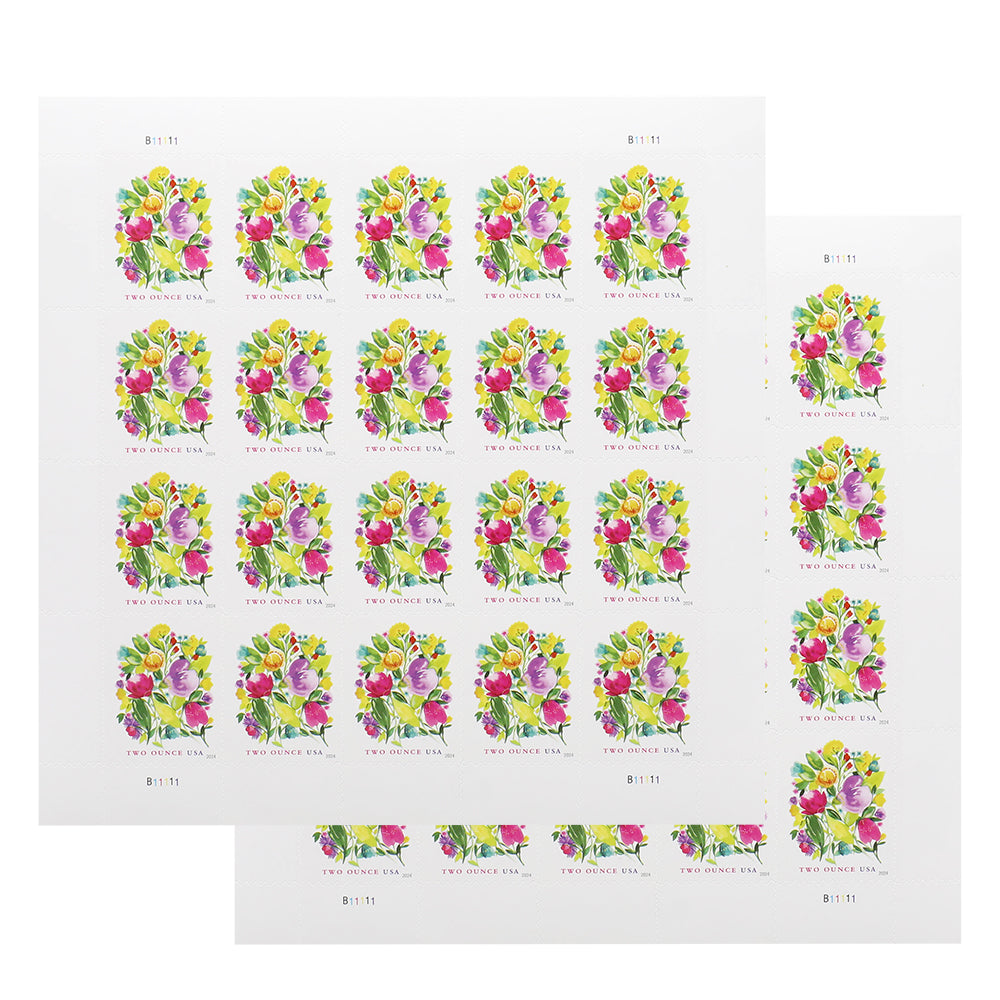 2024 Wedding Blooms Two Ounce Forever First Class Postage Stamps