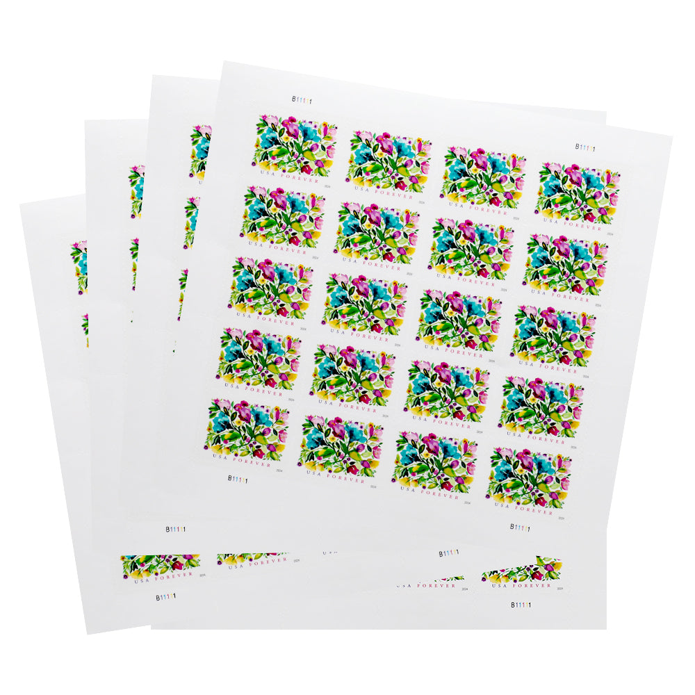 2024 Celebration Blooms Forever First Class Postage Stamps